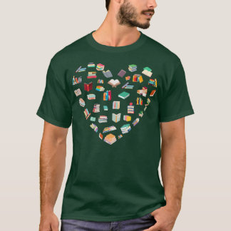 T-shirt Pour l'amour des livres conçus pour les amateurs d