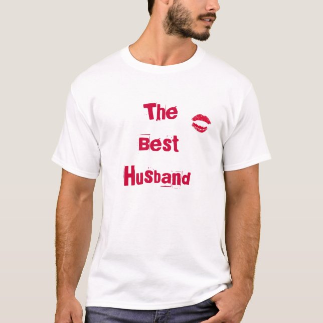 T-shirt pour l'anniversaire du mari (Devant)