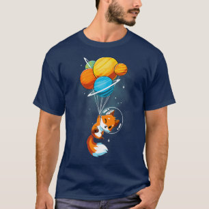 T-shirt Pour l'astronaute Fo in Space Holding Planet Ballo