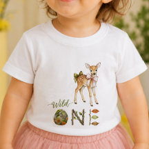 T-Shirt pour le 1er anniversaire de Bébé Cerf Sauv