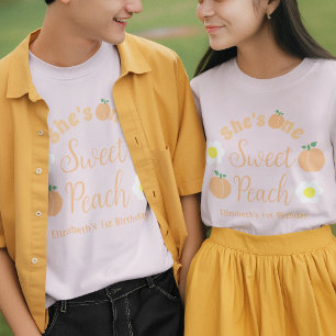 T-Shirt pour le 1er anniversaire de Sweet Peach