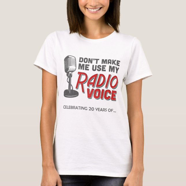 T-Shirt pour le 20e anniversaire des femmes PMRP ( (Devant)