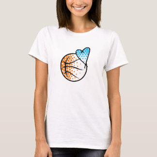 T-shirt pour le coeur de... BALLON DE BASKET