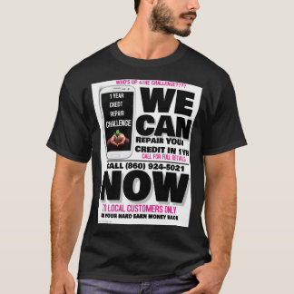 T-shirt pour le défi de réparation du crédit