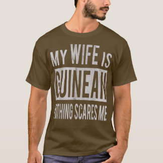 T-shirt Pour Le Meilleur Mari De Guinéenne Femme Républiqu