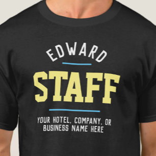 T-Shirt pour le personnel d'hospitalité