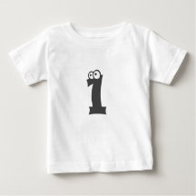 T-shirt pour le premier anniversaire du bébé