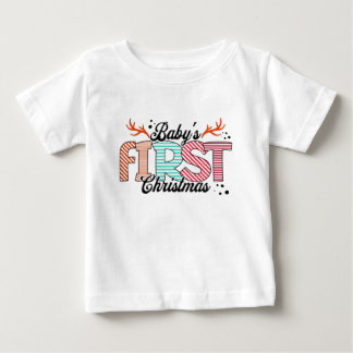 T-Shirt pour le premier Noël de bébé