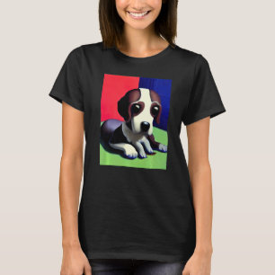 T-shirt Pour Le Ventilateur De Puppie De Chien Dans Le Sty