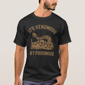 T-shirt Pour les amateurs de reptiles C'est venimeux pas p