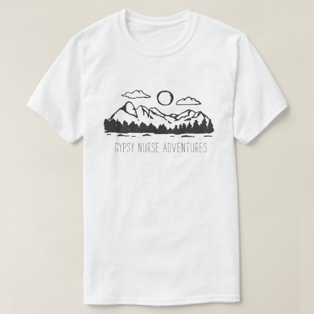 T-shirt pour les aventures d'infirmières tziganes (Design devant)
