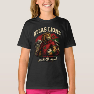 T-Shirt pour les fans des Lions de l'Atlas du Maro