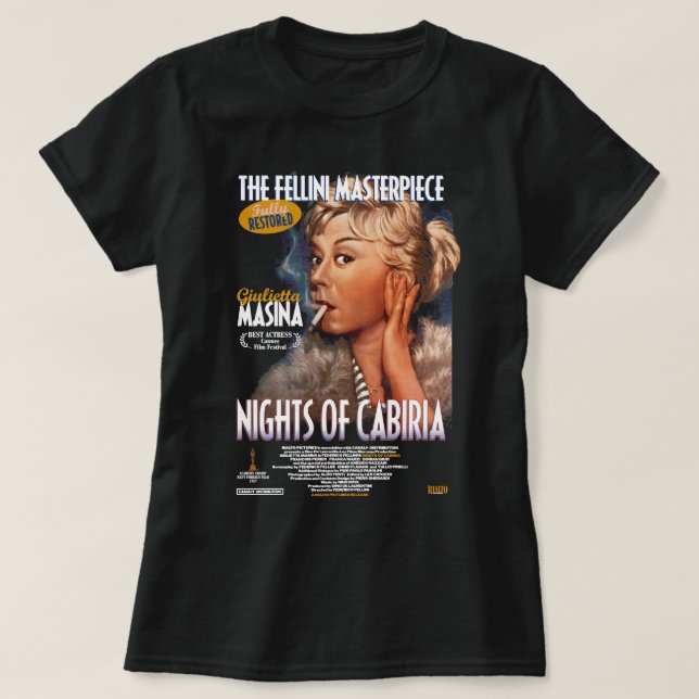T-shirt Pour les femmes de sexe féminin federico fellini I (Design devant)
