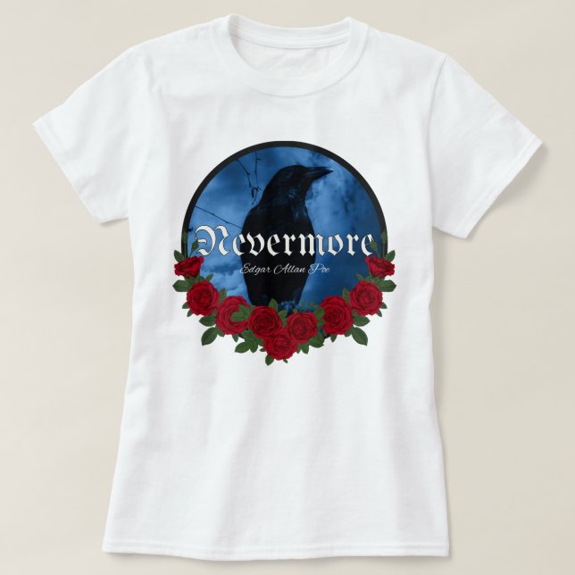 T-shirt Pour les femmes femmes Edgar Ecrivain Allan Poe Pl (Design devant)