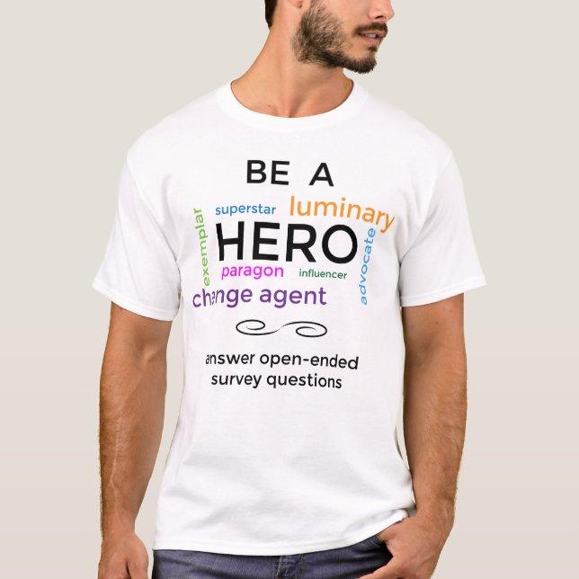 T-shirt pour les gens de données (enquête) (Devant)