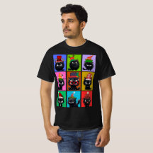 T-Shirt pour les hommes de Noël de chat