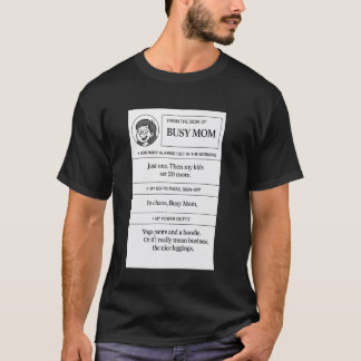 T-shirt Pour les mamans qui travaillent drôles et occupées