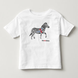 T-shirt Pour Les Tous Petits シマウマシャツ de chemise de zèbre