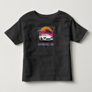 T-shirt Pour Les Tous Petits 1980_s Vague Retro Chevy Camaro IROC-Z