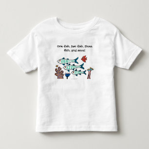 T-shirt Pour Les Tous Petits 1, 2, 3 poissons avec de petits poissons et corail