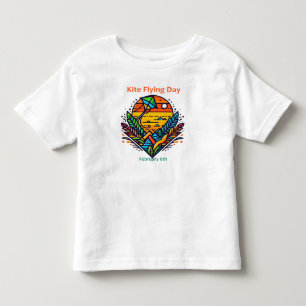 T-shirt Pour Les Tous Petits 8 févr. - Jour de vol de cerfs-volants