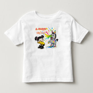 T-shirt Pour Les Tous Petits A-CHOO! Âne idiot – Dessin animé d'âne qui éternue