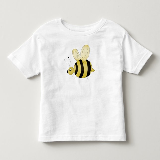 T-shirt Pour Les Tous Petits Abeille mignonne (Devant)