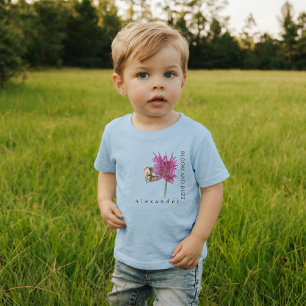 T-shirt Pour Les Tous Petits Abeille sauvage personnalisée miel Terreux