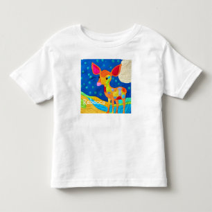 T-shirt Pour Les Tous Petits Adorable Petit Cerf De Bébé - Design De Couette