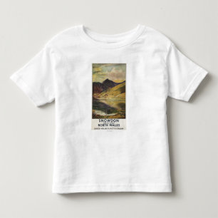 T-shirt Pour Les Tous Petits Affiche de chemin de fer de Mountain View de