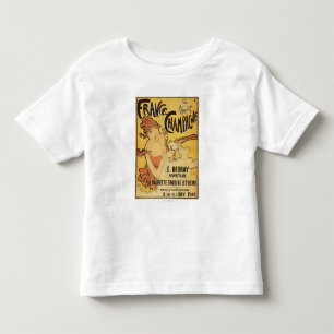 T-shirt Pour Les Tous Petits Affiche de publicité d'E. Deb Ray Champagne