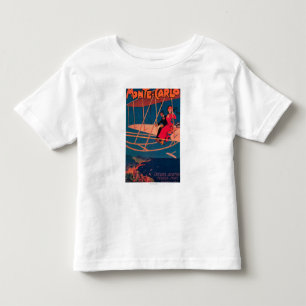 T-shirt Pour Les Tous Petits Affiche sportive d'aviation