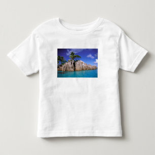 T-shirt Pour Les Tous Petits Afrique, Seychelles, île de La Digue. Granite