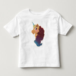 T-shirt Pour Les Tous Petits Afro Unicorn   Divine la licorne