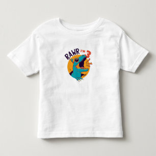 T-shirt Pour Les Tous Petits Âge personnalisé Dinosaur Roar Je suis Anniversair