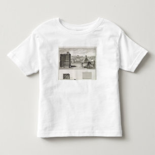 T-shirt Pour Les Tous Petits Aides de dessin : un obscura d'appareil-photo et