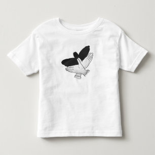 T-shirt Pour Les Tous Petits Aigle de silhouette