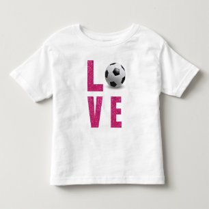T-shirt Pour Les Tous Petits Aimer le football