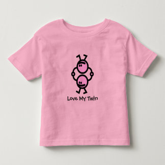 T-shirt Pour Les Tous Petits Aimer mon jumeau