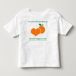 T-shirt Pour Les Tous Petits Aimez ces oranges ! Raglan