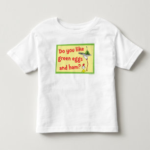 T-shirt Pour Les Tous Petits Aimez-vous les œufs verts et le jambon ?