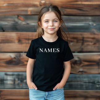 T-shirt Pour Les Tous Petits Ajoutez votre nom