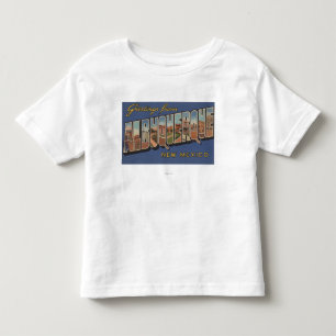T-shirt Pour Les Tous Petits Albuquerque, Nouveau Mexique - grandes scènes de