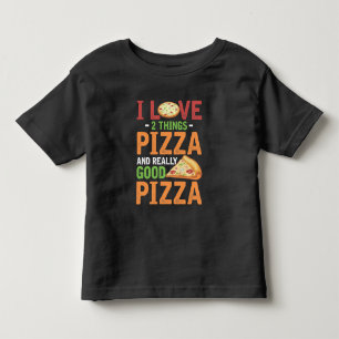 T-shirt Pour Les Tous Petits Alimentation Rapide Pizza Slice Lover