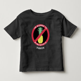 T-shirt Pour Les Tous Petits Allergique à l'allergie de fruit d'ananas