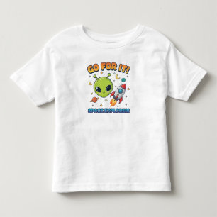 T-shirt Pour Les Tous Petits Allez-y ! Explorateur de l'espace