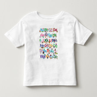 T-shirt Pour Les Tous Petits Alphabet d'amusement