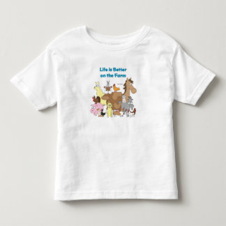 T-shirt Pour Les Tous Petits Améliorez à la ferme - chemise d'enfant en bas âge