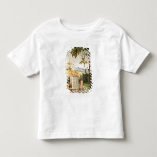 T-shirt Pour Les Tous Petits Aménagez en parc avec le château dans un fossé et