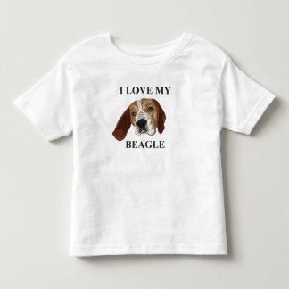 T-shirt Pour Les Tous Petits Amour de beagle